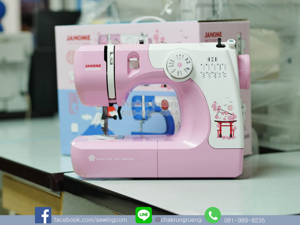 เย็บตรง ซิกแซก และปักลวดลาย